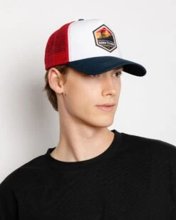 Born To Ride White / Red / Blue -The Indian Face Tienda 03 012 06 03