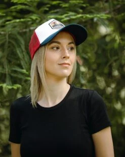 Born To Ride White / Red / Blue -The Indian Face Tienda 03 012 06 04