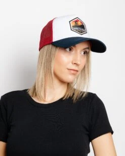 Born To Ride White / Red / Blue -The Indian Face Tienda 03 012 06 08