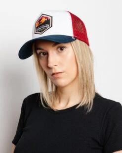 Born To Ride White / Red / Blue -The Indian Face Tienda 03 012 06 09