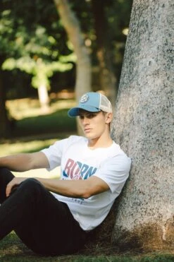 Born To Be Free Blue / White -The Indian Face Tienda 03 013 04 2