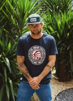 Camiseta The Indian Face Original Azul Marino - Diseño Unisex Premium 14 Camiseta The Indian Face Original Azul Marino - Diseño Unisex Premium -The Indian Face Tienda CamisetaTheIndianFace 9