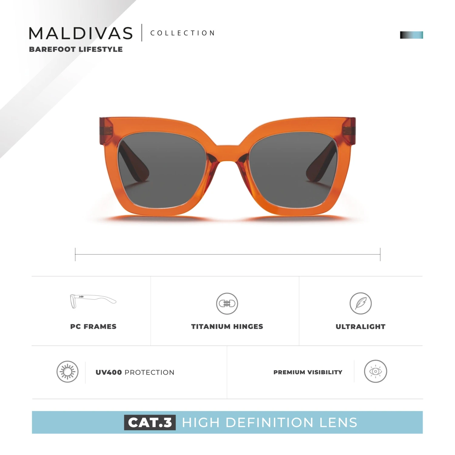 Maldivas Orange / Black 8 Maldivas Orange / Black - Imagen 6