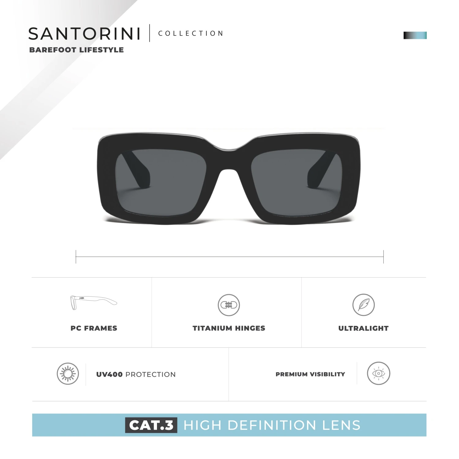 Santorini Black / Black 8 Santorini Black / Black - Imagen 6