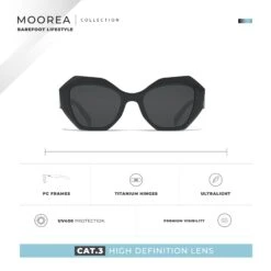 Moorea Black / Black -The Indian Face Tienda HK 028 01 06