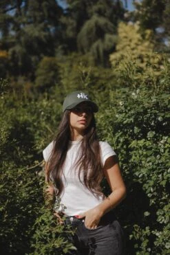 Hanukeii Classic Green Premium Cotton Cap -The Indian Face Tienda HK A05 23M03C03 02