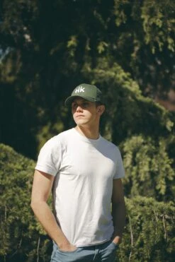 Hanukeii Classic Green Premium Cotton Cap -The Indian Face Tienda HK A05 23M03C03 06