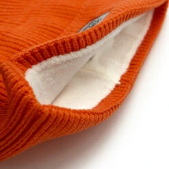 The Indian Face Alpine Orange Winter Beanie with Thermal Lining -The Indian Face Tienda IF A06 23M01C05 04