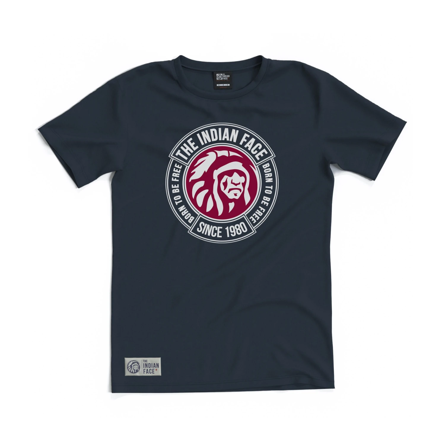 Camiseta The Indian Face Original Azul Marino - Diseño Unisex Premium 3 Camiseta The Indian Face Original Azul Marino - Diseño Unisex Premium