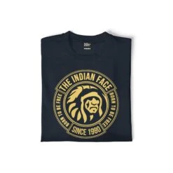 The Indian Face Soul Azul Marino - Camiseta de Manga Corta Premium -The Indian Face Tienda TA C02 09 04