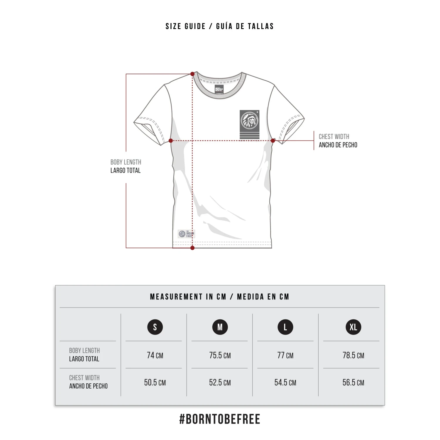 Camiseta The Indian Face Attitude Negro - 100% Algodón Unisex 7 Camiseta The Indian Face Attitude Negro - 100% Algodón Unisex - Imagen 5