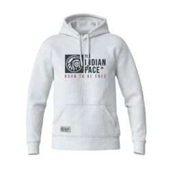 Sudadera The Indian Face Born To Be Free - Blanco Unisex