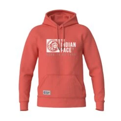 The Indian Face Born To Be Free Coral Unisex Sweatshirt