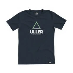Camiseta Uller Classic Azul Carbon - Manga Corta Unisex de Algodón Premium