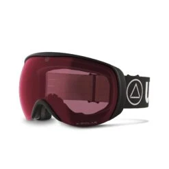 Uller Blizzard Ski Goggles Black / Cherry - High-Performance CAT 3 X-POLAR