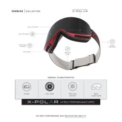 Uller Cornice Ski Goggles - Rose / Black with X-POLAR High-Definition Lens 12 Uller Cornice Ski Goggles - Rose / Black with X-POLAR High-Definition Lens -The Indian Face Tienda UL 015 04 05