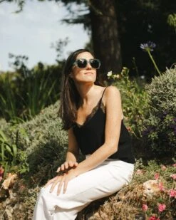 Nazare Green Striped / Black -The Indian Face Tienda UL S20 03 01