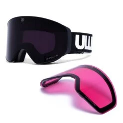 Uller Avalanche Black - Gafas de Esquí con Lentes Magnéticas y Clip Óptico -The Indian Face Tienda UL V02 24M02C02 05