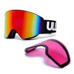 Uller Avalanche Black / Red - High Performance Ski & Snowboard Goggles 23 Uller Avalanche Black / Red - High Performance Ski & Snowboard Goggles -The Indian Face Tienda UL V02 24M02C06 05