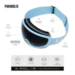 Gafas de Esquí Uller Parabolic Blue / Black con Lente X-POLAR CAT 3 -The Indian Face Tienda UL V02 24M03C01 05