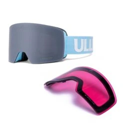 Uller Snowflake Blue / Silver Junior Ski Goggles - X-POLAR Magnetic Lenses -The Indian Face Tienda UL V02 24M04C03 05
